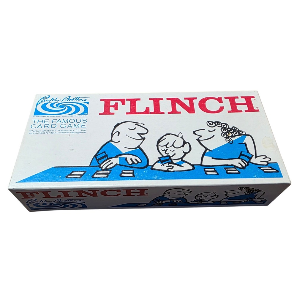 Vintage 1963 Flinch Card Game Parker Brothers No. 693 The Famous Card Game